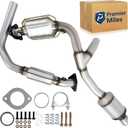 Catalytic Converter Compatible with Chevy Silverado 1500 14-18, Suburban/Tahoe 19-20, GMC Sierra 1500 14-18, Yukon/Yukon XL 15-20, Cadillac Escalade&ESV 15-20 6.2L (EPA Compliant)