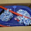 O-Cedar RinseClean Spin Mop & Bucket System + 2 Extra Mop Heads | Clean with Water | Removes 99% of Bacteria