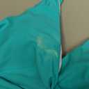 Women's Bikini Top - Supportive Swimsuit for Large Bust - 2025 Cut Out Twist Swim Top - Teal, Size: Large