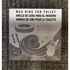Toilet Wax Ring with Mounting Hardware