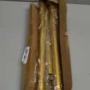 Gold Shower Curtain Rod 31-79 Inches Non-Slip Shower Rod Tension Mounted No Drill Shower Curtain Rods Spring Tension Rod Adjustable Tension Curtain Rod for Windows Bathroom