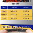 Boao 20 Pcs Men's Cooling Arm Sleeves Long Fingerless Arm Cover Anti Slip UV Sun Protection Sports Temporary Tattoo Sleeves(Delicate Style,Small)