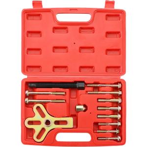 Harmonic Balancer Steering Wheel Puller Kit, 13pcs Steering Wheel Puller, Harmonic Balance Puller Yoke