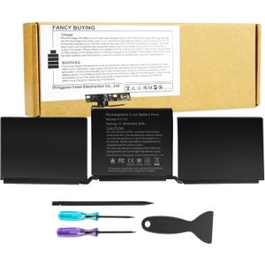 A1708 A1713 Battery for A2171 A2159 A2289 A2338, Compatible with MacBook Pro 13 Inch (Late 2016, Mid 2017, Mid 2019, 2020), EMC 2978 3301 3456 3578 3164 020-00946 MacBookPro13,1 14,1 - 11.4V 54.5Wh