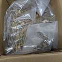 #10 * 3" Deck Screws, (1030pcs) 15 lbs.Exterior Wood Screws, Rust Resistant epoxy Coated, Bronze, T25 Star Bit (Yellow)