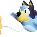 Toomies Bluey Swimming Bath Toy - Bluey Toys Includes Attached Seahorse Baby Toy and Swims on Back or Front - Toddler Bath Toys and Water Toys for Outdoor Play  Ages 18 Months and Up