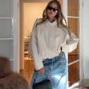 Womens Faux Suede Bomber Jacket Casual Lapel Pilot Cropped Coat Oversized Motorcycle Jackets 2025 Outerwear (L)