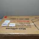 Dry Erase Board with Stand - Double Sided 28"x20" Portable Writing Whiteboards, Height Adjustable & 360 Rotating U Stand Magnetic Whiteboard for Home, School, Restaurant & Presentation