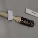 AIMIKE NaturaVol Round Brush for Blow Out, Small Round Hair Brush for Short Hair, Nano Thermal Ceramic Tech Hairbrush for Blow Drying & Curling, with 2 Clips (1.3 Inch Barrel, 2.1 Inch Bristle)