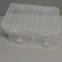 Vidifor 2 Packs 8-Compartments Art Supply Container, Clear Plastic Organizer Box with Dividers for Crafts Jewelry Fishing Tackles Hardware Metal