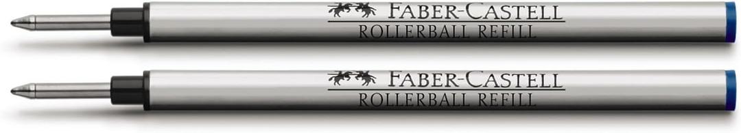 Graf Von Faber Castell Rollerball Pen Refill Blue (Pack of 2)