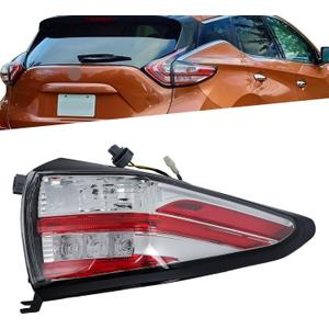 labwork Right Outer Rear Tail Light Replacement for Nissan Murano 2015-2018 Rear Tail Lamp Assembly RH NI2805103 26550-5AA0B