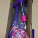 Nattork Kids Scooter for Boys Girls with Light Up Wheels, 3 Adjustable Height Handlebars, Lean-to-Steer Technology, Widen Anti-Slip Deck, 3 Wheel Scooter for kid ages 3-8, Support Riders Up to 110 LBS (Purple)