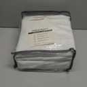 Pinch Pleated Blackout Curtains 84 Inch Long, Linen Blend, 100% Blackout Drapes with 20 Hooks, Ideal for Bedroom and Living Room, 40" W x 84" L (Pack of 2), Natural