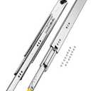 VEVOR Heavy Duty Drawer Slides 20inch, 1 Pair Locking Drawer Slides 250lbs Load Capacity, Side Mount Ball Bearing, 3-Fold Full Extension