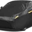 UV Protection Car Cover Windproof Dustproof Scratch Resistant Outdoor Universal Full Car Covers for Hatchback (B6-Fit Hatchback-Length Up to 173 inch)