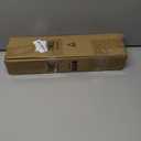 Gold Wrap Around Curtain Rods 28 to 48 Inch:Blackout Adjustable Window Curtain Rod,Room Darkening Heavy Duty Curved French Metal Single Drapery Rods for Bedroom Kitchen Easy Install,Brass Gold