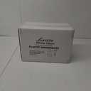 Liacere 350PCS Silver Plastic Plates-Disposable White and Silver Plates 50guest Baroque Plastic Dinnerware Set include 100Plates, 50Pack Pre Rolled Napkins with Silverware 50Cups Perfect for Christmas