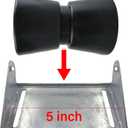 Black Boat Trailer Keel Rollers Fits 4" 5" 8" 10" 12" Wide Boat Trailer Bracket