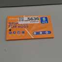 ZONGOOL 8 PCS Rug Tape, Reusable Washable Carpet Tape, Double Sided Non-Slip Rug Pads for Hardwood Floors, Rug Stoppers for Area Rugs, Black