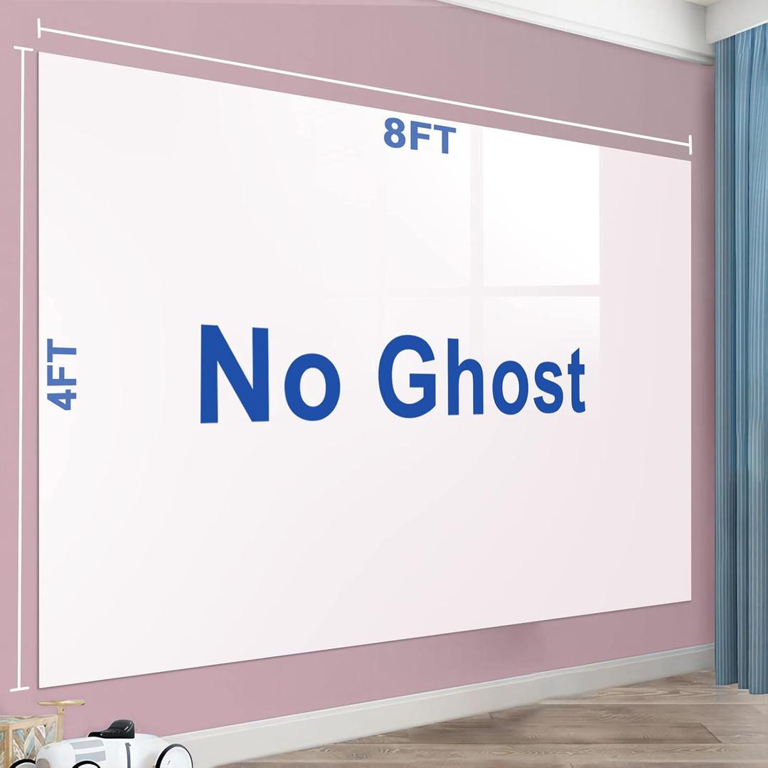 Nortix Dry Erase Wallpaper, Whiteboard Paper for Wall, White Board Sticker Roll for Wall, Dry Erase Contact Paper Stain-Proof Wall Decal, Perfect Replacement for White Board (4x8ft)