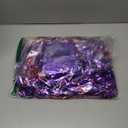 2 Pack Purple Blue and Red Foil Fringe Curtains for K-pop Themed Birthday, 3.3x6.6 ft Tinsel Backdrop for Demon Hunting Party Decorations  Extra Wide Adhesive Tape & Reusable Thick Streamers