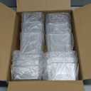 12 Packs Slatwall Accessories,Includes 6 Packs of Slatwall Boxes and 6 Packs of Slatwall Cups,Slatwall Containers Storage Organizer for Craft Garage Tool Storage Room Panel (Transparent)