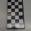 Chess Armory Magnetic 9.5 Inches Travel Chess Set - Folding Board with Storage Box & 2 Extra Queen.