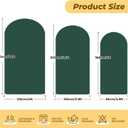 7.2 ft Arch Backdrop Cover Hunter Green - Double-Sided Spandex Arch Covers Stretchy Backdrop for Balloon Arches Birthday Party Baby Shower Banquet Wedding Photo Background