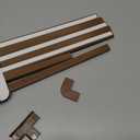 Yecaye Cord Hider, 113in Brown Cord Covers for Wires on Wall, One-Cord Cord Organizer, Easy Install Cable Management Kit, Cord Cover Home Office, W0.59in H0.4in, Brown