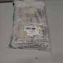 Nuenen 50 Pieces Stainless Steel Forks Silverware Set Dinner Forks and Knives Flatware Tableware Cutlery Set for Kitchen Restaurant(8.07 x 0.94 Inch, 9.06 x 0.79 Inch,Gold)