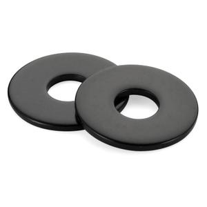 M8 Flat Washers 23.5mm Outer Diameter Metal Washers for Screws and Bolts, 304 Stainless Steel Black Finish, 50 PCS