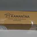 KAMANINA Black Curtain Rods for Windows 72 to 144 Inches (6-12ft), 1 Inch Heavy Duty Curtain Rod 32 to 144, Long Decorative Single Drapery Rods, Twisted Cage End