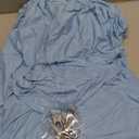 Gallety 7.2 FT Baby Blue Round Backdrop Cover for 5 to 7.2ft Round Backdrop Stand - Adjustable Circle Arch Background Cover for Wedding Arch Birthday Themed Parties Photography Decoration