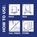Shrink-Pak Space Bags Vacuum Storage Bags for Bedding Jumbo Compression 3 Pack Clear for Comforters Blankets (3 Jumbo/Bedding Solo)