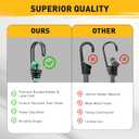 Bungee Cords Heavy Duty Outdoor: 20 Pcs Premium Rubber Bungee Cords with Hooks in a Storage Jar Includes 10", 18", 24", 30", 36", 48" Bungee-Cord for Camping, Tent, Fastening Items