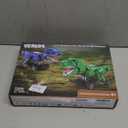 Yerloa Dinosaur Toys for Boys Age 8-12 5-7 6-7, Jurassic Building Kits for Kids 6 7 8 9 10 11 12 + Year Old, 343 Pcs Remote Control STEM Projects Building Blocks Sets Educational Birthday Easter Gifts (Blue)