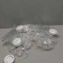 Retisee 6 Pcs Winter Snowflake Window Lights Decorations Battery Operated Winter Snowflake Window Decorations LED Sucker String Lamp Hanging Lighted for Xmas Fireplace Indoor Decor (White, Blue)