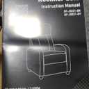 SageNest Recliner Chair – Compact Modern Cloth Recliner with Lumbar Support (Grey)