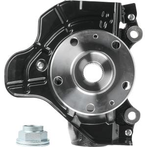 Steering Knuckle Wheel Bearing Hub Assembly Front Left Driver Side Compatible with 2014-2020 Ram ProMaster 1500 2500 3500, Replace 68157801AA LK137