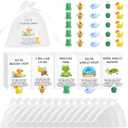 60Sets Christmas Employee Appreciation Gifts Bulk for Coworkers Thank You Staff Gift Funny Animal Pun Greeting Note Cards Inspirational Resin Office Pocket Gifts (MIX 1)