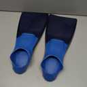 Sporti Adult-Kids Short Swim Fins, Floating Fin for Swimming & Snorkeling, Swim Flippers for Training - NavyBlue - Little Kid 1-2