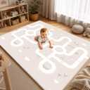 Baby Play Mat, 79x55 Extra Large, Soft Cushioning, Safety Tested Floor Mat