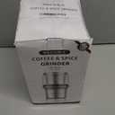 Secura Electric Coffee Grinder and Spice Grinder with 2 Stainless Steel Blades Removable Bowls