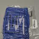 Sanwuta 8 Pcs Zippered Silver Storage Bags Anti Tarnish Silver Pouches Keeper Jewelry Storage Protector Bags (5.9 x 5.9 Inch, Navy Blue)