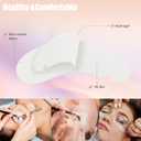 150 Pairs Under Eye Pads, Eyelash Extension 100% Natural Hydrogel Patch Lash Gel Pad for Extensions supplies, Beauty Makeup Mask Kit (Pink)