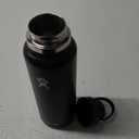 Hydro Flask Water Bottle - Insulated Stainless Steel - Wide Mouth Chug Lid, Non Spill, Leakproof in 40 oz. black00
