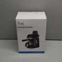 Coffee Machine, 3.5 Bar Espresso & Cappuccino Machine with Steam Wand, Compact Design Coffee Maker for Latte, Safety Lock & Tritan Cups, 800w, Black