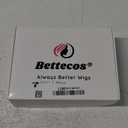 Unisex Black Wig with Bangs Short Straight Black Bob Wig for Mens Halloween Costumes Cosplay Party, (Black)