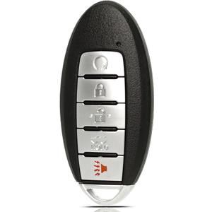 Key Fob Keyless Entry Fits for Nissan Altima Versa Sentra 2019-2023 Remote Control Push SART Key Replacement 5 Button FCC: KR5TXN4, PN# 285E3-6CA6A S180144803